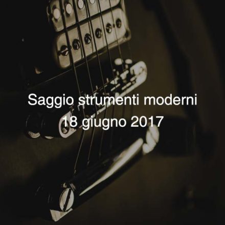 Saggio moderno 2017