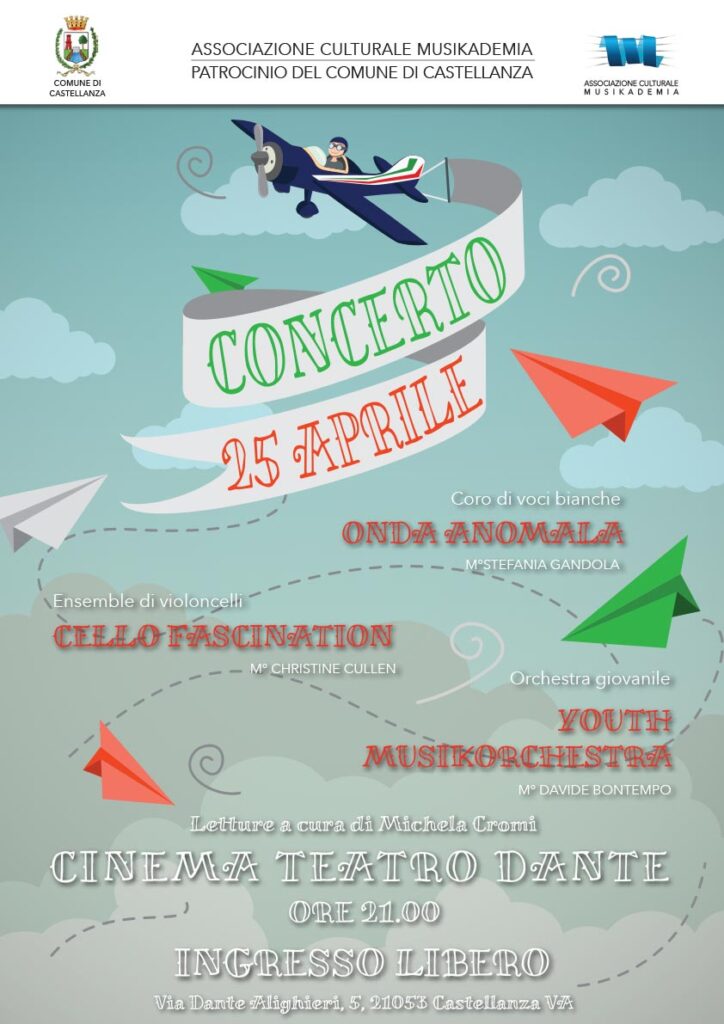 Locandina Concerto 25 aprile 2018