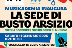 Locandina Inaugurazione Musikademia Busto Arsizio