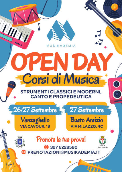 Volantino OpenDay 2026 A5 Volantino OpenDay 2026 A5